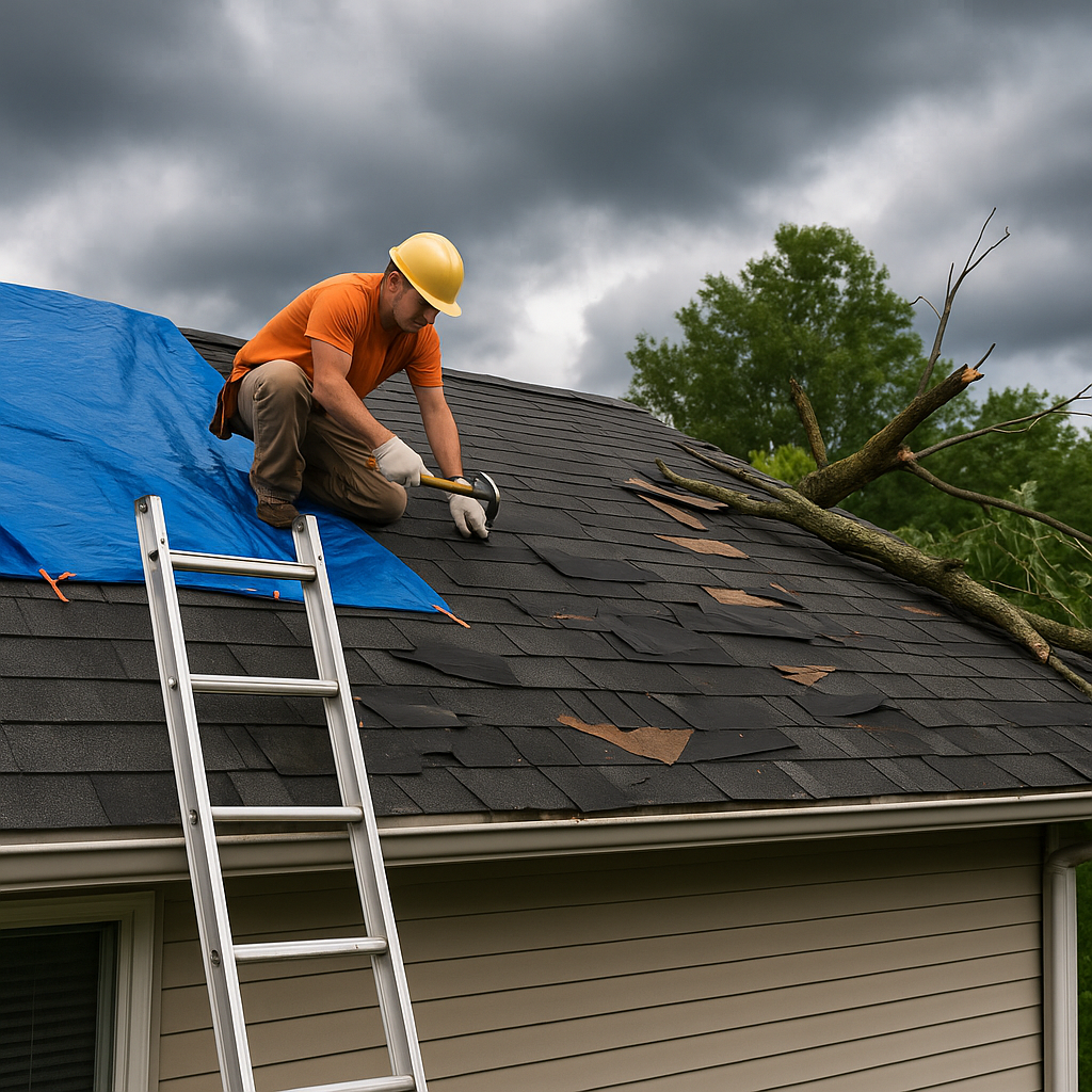 Ohio Roof Storm Damage Fast Repair